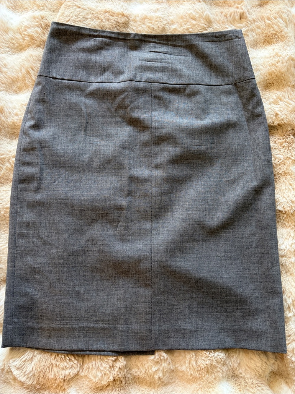 Banana Republic Grey Pencil skirt size 8 stretch side zip